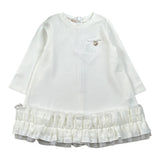 Liu Jo Abito Manica Lunga tinta unita Bianco per Neonata HF5033X BIANCO LIU JO 