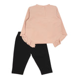 Liu Jo Completo 2Pz Felpa-Leggins Bicolore Rosa per Neonata HF5038X ROSA LIU JO 
