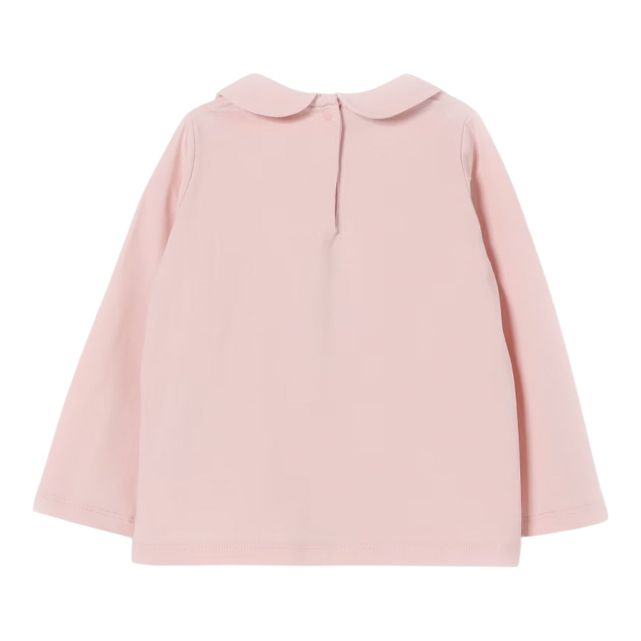 Liu Jo Shirt Girocollo tinta unita con Stampa Rosa per Neonata HF5040 ROSA LIU JO 