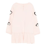 Liu Jo Abito Manica Lunga tinta unita con Cuori Rosa per Neonata HF5043X ROSA LIU JO 
