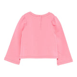 Liu Jo Felpa tinta unita con Stampa Rosa per Neonata HF5049X ROSA LIU JO 