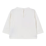Liu Jo Shirt Girocollo tinta unita con Stampa Panna per Neonata HF5052X PANNA LIU JO 