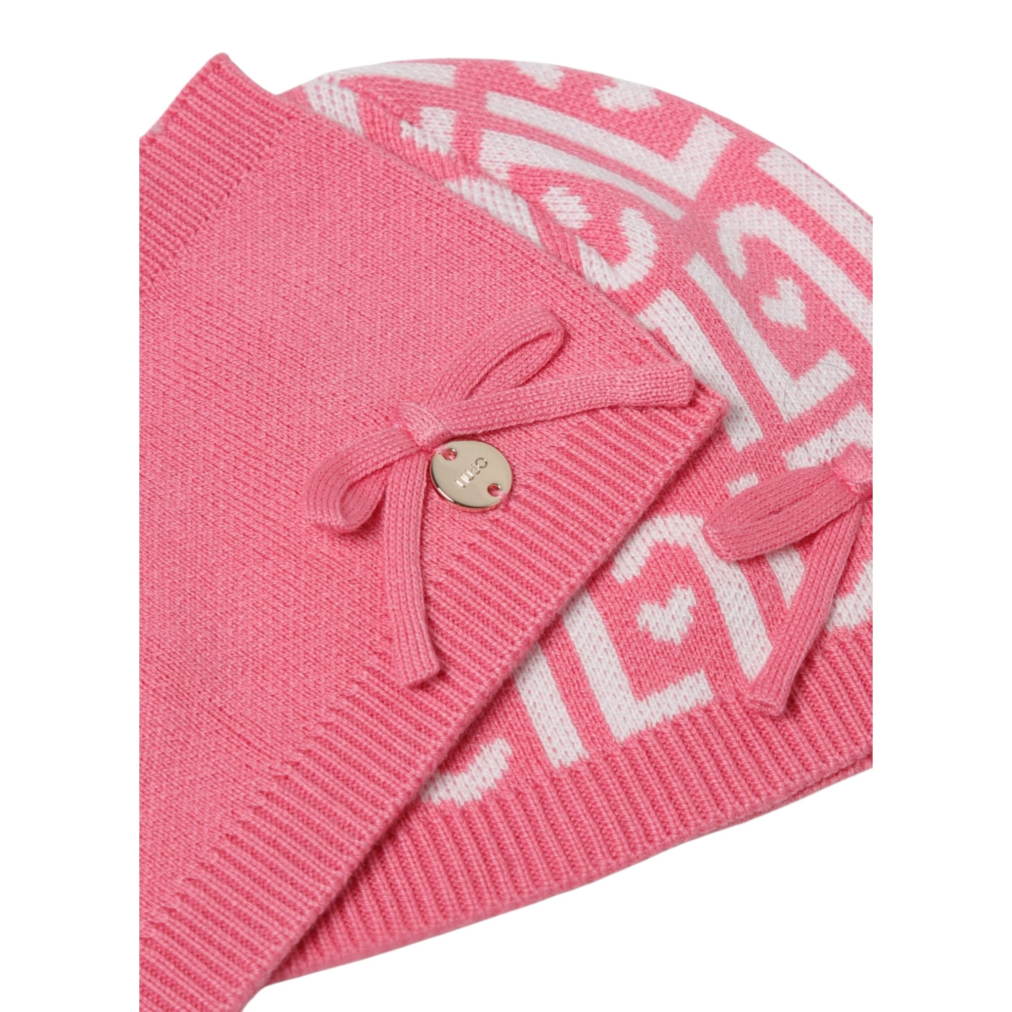 Liu Jo Set Cappello-Sciarpa tinta unita Rosa per Neonata HF5058X ROSA LIU JO 