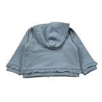Liu Jo Felpa con Zip E Cappuccio tinta unita Azzurro per Neonata HF5063 AZZURRO LIU JO 