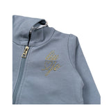 Liu Jo Felpa con Zip E Cappuccio tinta unita Azzurro per Neonata HF5063 AZZURRO LIU JO 