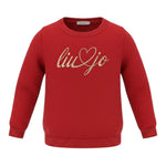 Liu Jo Maglia Girocollo tinta unita con Ricamo Logo Bordeaux per Neonata HF5072XX BORDEAUX LIU JO 