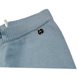 Liu Jo Pantalone tinta unita con Elastico In Vita Azzurro per Neonata HF5073X AZZURRO LIU JO 