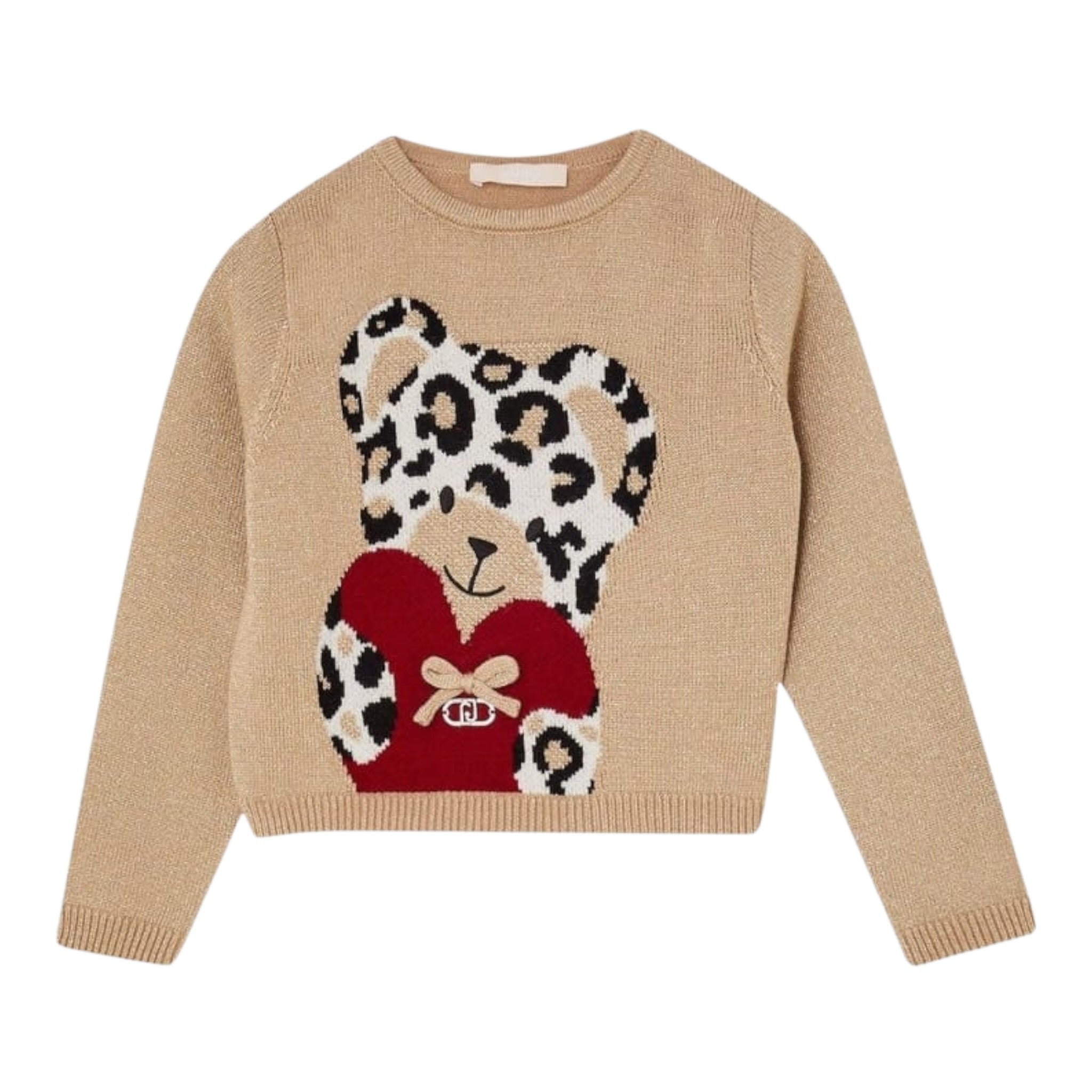 Liu Jo Maglia tinta unita con Stampa Oro per Neonata HF5080 ORO LIU JO 