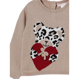 Liu Jo Maglia tinta unita con Stampa Oro per Neonata HF5080X ORO LIU JO 