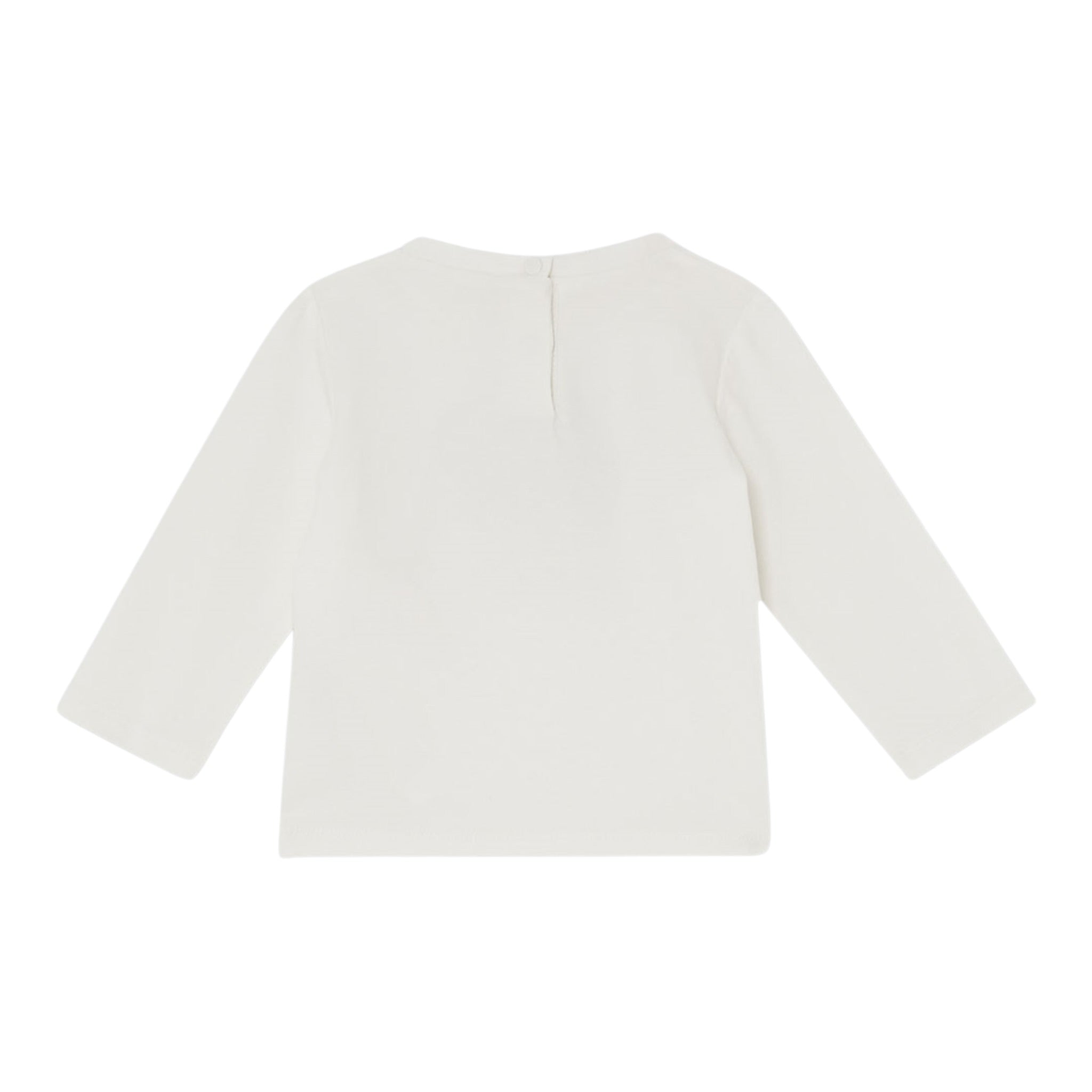 Liu Jo Shirt Girocollo tinta unita con Stampa Bianco per Neonata JF5078 BIANCO LIU JO 
