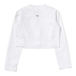 Liu Jo Giubbino In Denim tinta unita Bianco per Neonata KA3106 BIANCO LIU JO 