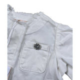 Liu Jo Giubbino In Denim tinta unita Bianco per Neonata KA3106 BIANCO LIU JO 