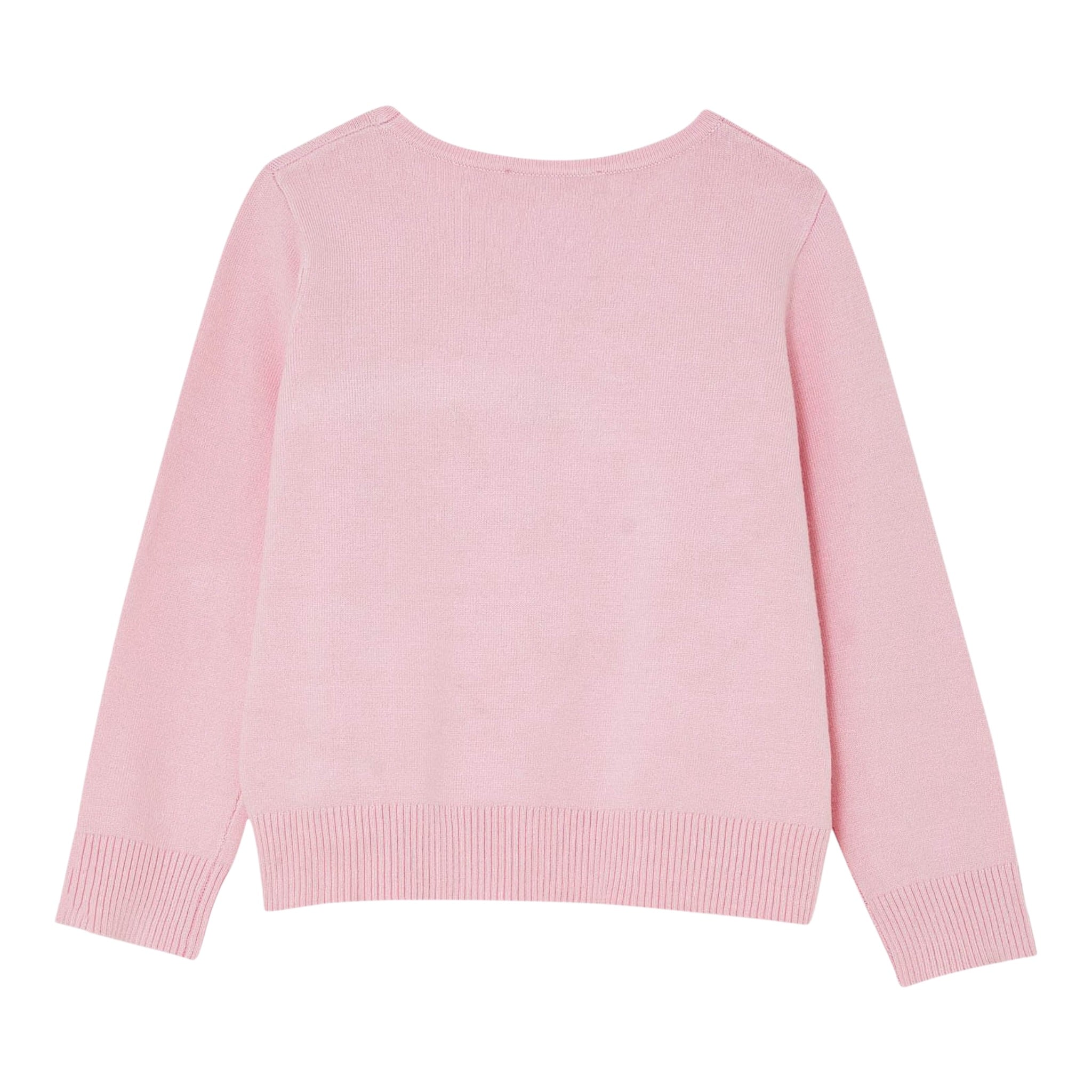 Liu Jo Maglia tinta unita con Ricamo Rosa per Bambina KA4035J ROSA LIU JO 