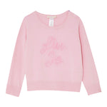 Liu Jo Maglia tinta unita con Ricamo Rosa per Neonata KA4035 ROSA LIU JO 