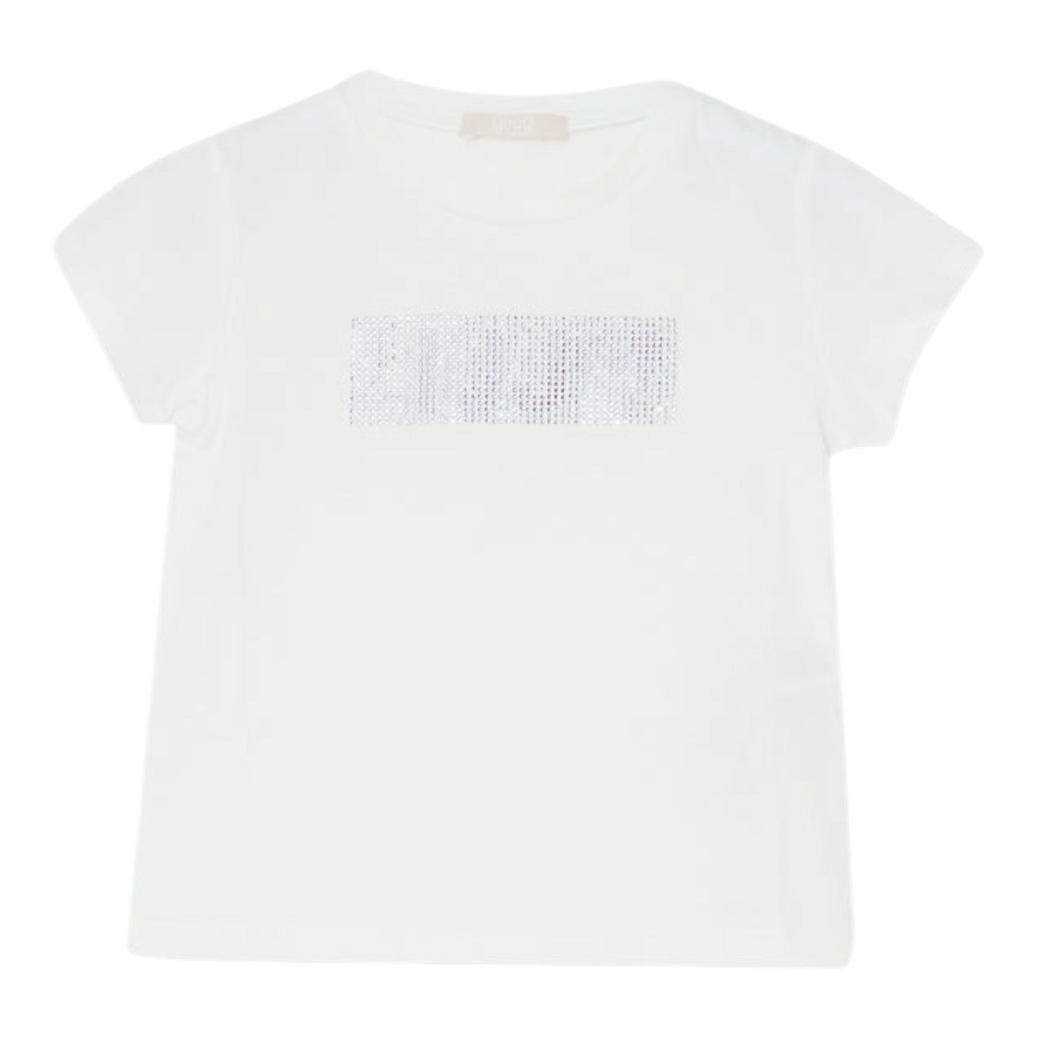 Liu Jo T-Shirt tinta unita con Stampa Bianco per Neonata KA5095N BIANCO LIU JO 