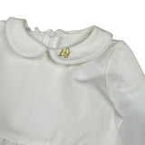 Liu Jo Abito tinta unita con Tulle Bianco per Neonata KF1029 BIANCO LIU JO 