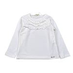 Liu Jo Shirt tinta unita con Colletto Panna per Neonata KF1153 PANNA LIU JO 