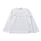 Liu Jo Shirt tinta unita con Colletto Panna per Neonata KF1153 PANNA LIU JO 