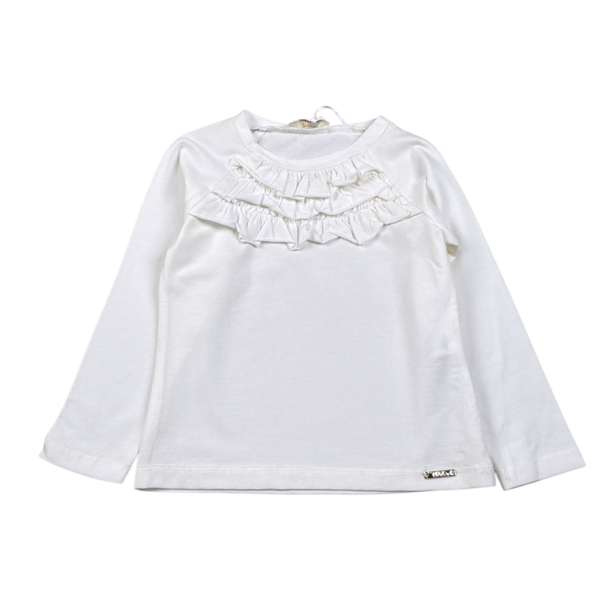 Liu Jo Shirt tinta unita con Colletto Panna per Neonata KF1153 PANNA LIU JO 