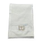 Liu Jo Sciarpa tinta unita con Logo Panna per Neonata KF1160 PANNA LIU JO 