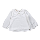 Liu Jo Camicia tinta unita con Colletto Bianco per Neonata KF2159 BIANCO LIU JO 
