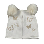 Liu Jo Cappello tinta unita con Ricami Panna per Neonata KF2207 PANNA LIU JO 