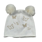 Liu Jo Cappello tinta unita con Ricami Panna per Neonata KF2207 PANNA LIU JO 