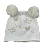 Liu Jo Cappello tinta unita con Ricami Panna per Neonata KF2207 PANNA LIU JO 