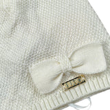 Liu Jo Cappello tinta unita con Pon Pon Panna per Neonata KF2220 PANNA LIU JO 