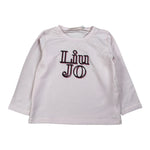 Liu Jo Shirt tinta unita con Stampa Rosa per Neonata KF3051 ROSA LIU JO 