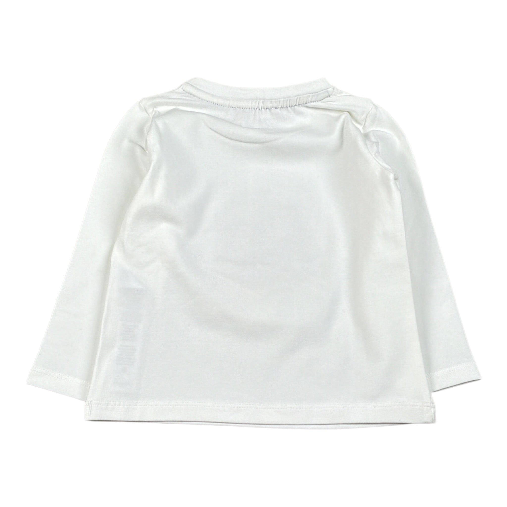 Liu Jo Shirt tinta unita con Stampa Bianco per Neonata KF3106 BIANCO LIU JO 