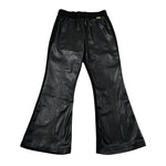 Liu Jo Pantalone tinta unita Modello Zampa Nero per Bambina KF4009 NERO LIU JO 