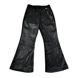 Liu Jo Pantalone tinta unita Modello Zampa Nero per Bambina KF4009 NERO LIU JO 