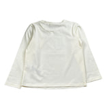Liu Jo Shirt tinta unita con Stampa Panna per Bambina KF4029 PANNA LIU JO 
