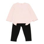 Liu Jo Completo 2Pz Felpa-Leggins Bicolore Rosa/Nero per Bambina KF5006 ROSA/NERO LIU JO 
