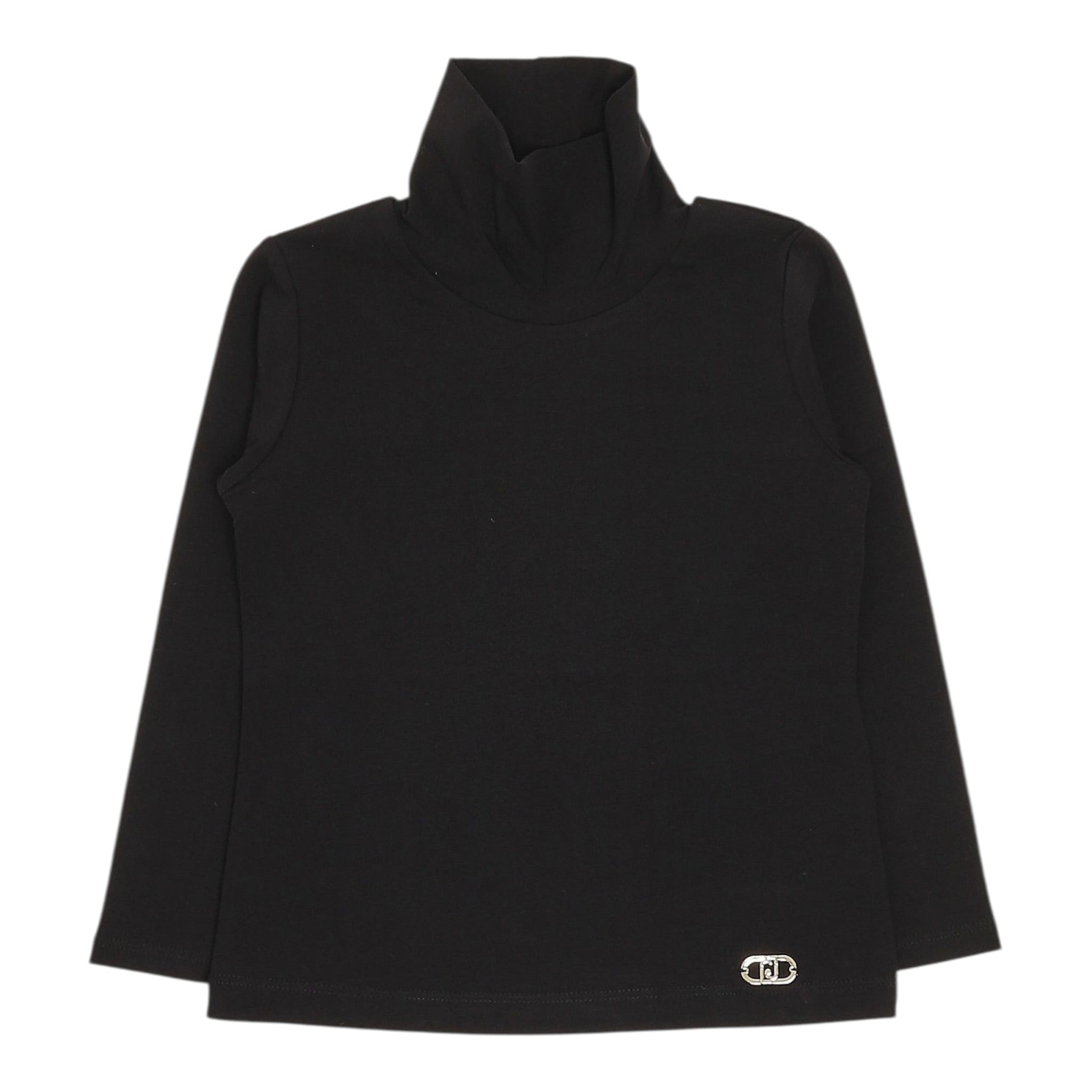 Liu Jo Shirt Collo Alto tinta unita Nero per Neonata KF5008N NERO LIU JO 