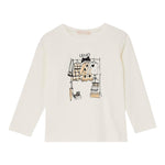 Liu Jo Shirt Girocollo tinta unita con Stampa Bianco per Bambina KF5010 BIANCO LIU JO 