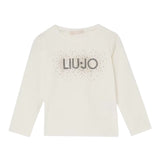Liu Jo Shirt Girocollo tinta unita Panna per Bambina KF5011JXXX PANNA LIU JO 