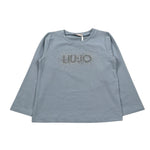 Liu Jo Shirt Girocollo tinta unita Azzurro per Neonata KF5011N AZZURRO LIU JO 