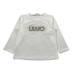Liu Jo Shirt Girocollo tinta unita Panna per Neonata KF5011N PANNA LIU JO 