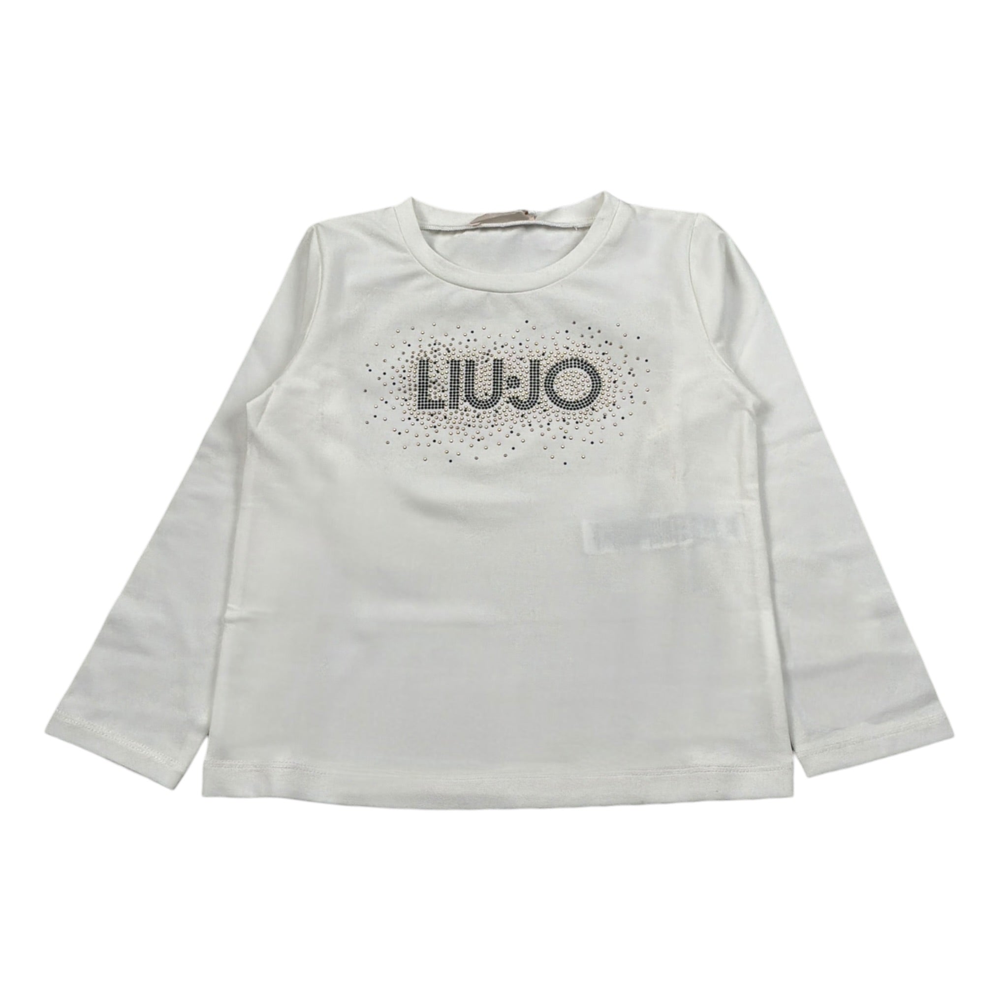 Liu Jo Shirt Girocollo tinta unita Panna per Bambina KF5011X PANNA LIU JO 