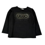 Liu Jo Shirt Girocollo tinta unita Nero per Neonata KF5011XX NERO LIU JO 