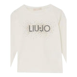 Liu Jo Shirt Girocollo tinta unita Panna per Neonata KF5011XXX PANNA LIU JO 