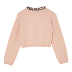 Liu Jo Cardigan tinta unita con Loghi Rosa per Neonata KF5029N ROSA LIU JO 