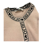 Liu Jo Cardigan tinta unita con Loghi Rosa per Neonata KF5029N ROSA LIU JO 