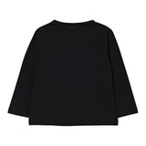 Liu Jo Shirt tinta unita con Stampa Nero per Neonata KF5033 NERO LIU JO 