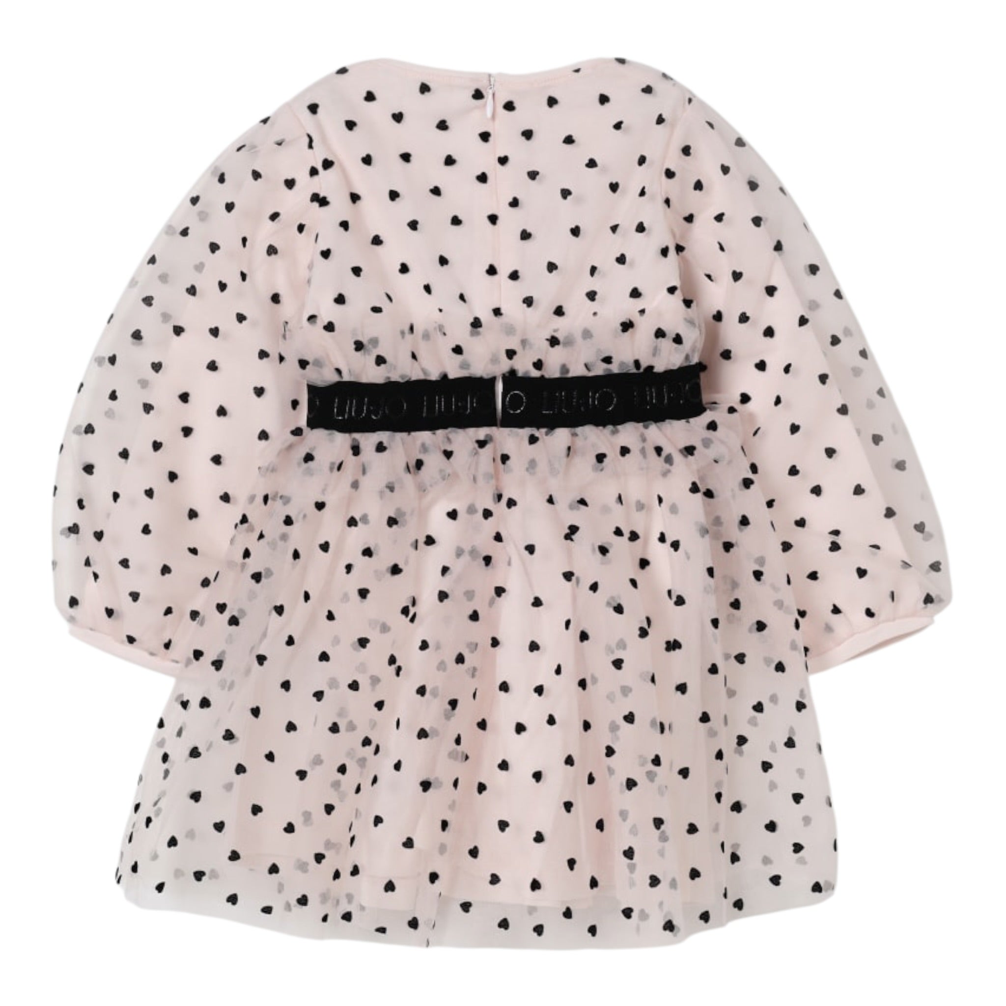 Liu Jo Abito tinta unita con Cuori Rosa per Bambina KF5036J ROSA LIU JO 