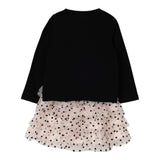Liu Jo Completo 2 Pezzi Shirt-Gonna Nero/Rosa per Neonata KF5037 NERO/ROSA LIU JO 