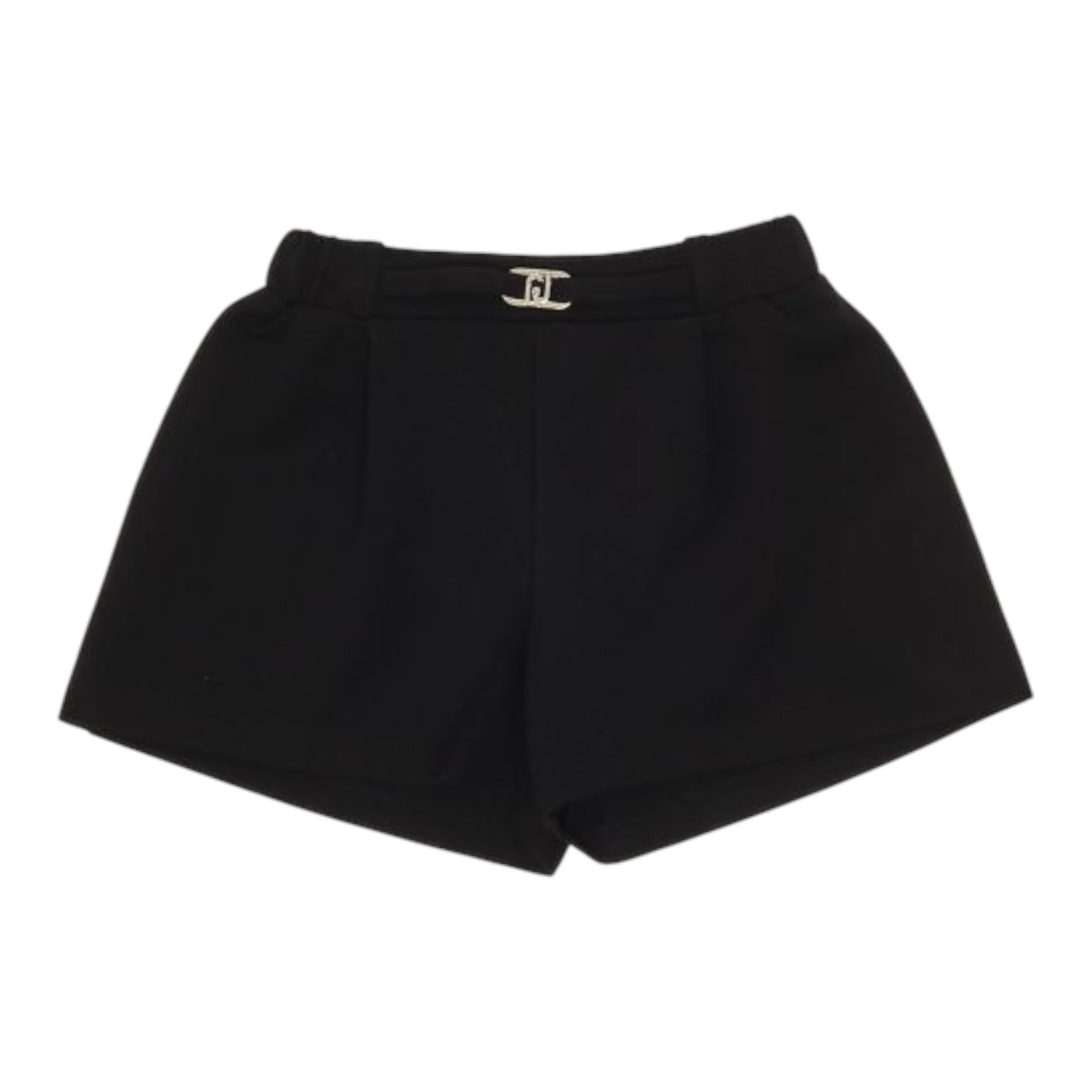 Liu Jo Short tinta unita con Elastico In Vita Nero per Bambina KF5040 NERO LIU JO 