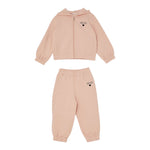 Liu Jo Completo 2 Pezzi Felpa-Pantalone tinta unita Rosa per Bambina KF5044 ROSA LIU JO 